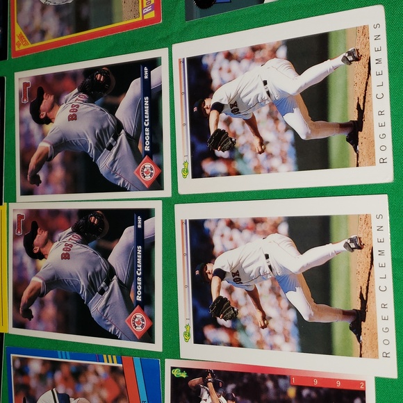 Roger Clemens 25 Baseball Trading Cards MLB Boston Red Sox - Picture 6 of 10